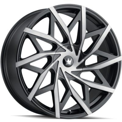 Mazzi 372 Big Easy Black Machined Wheels